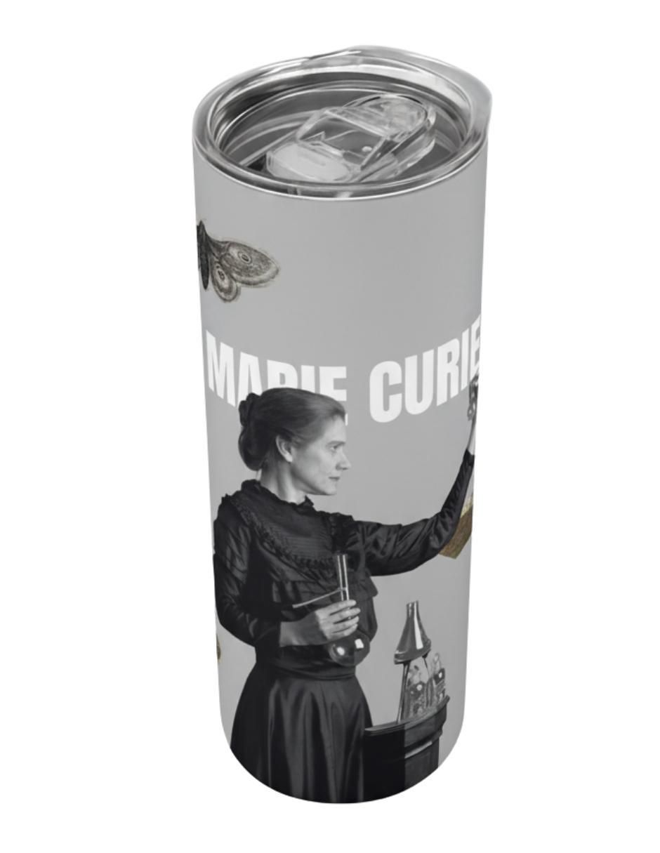 Termo de acero inoxidable Marie Curie con tapa a presión Termo de acero inoxidable Marie Curie con tapa a presión