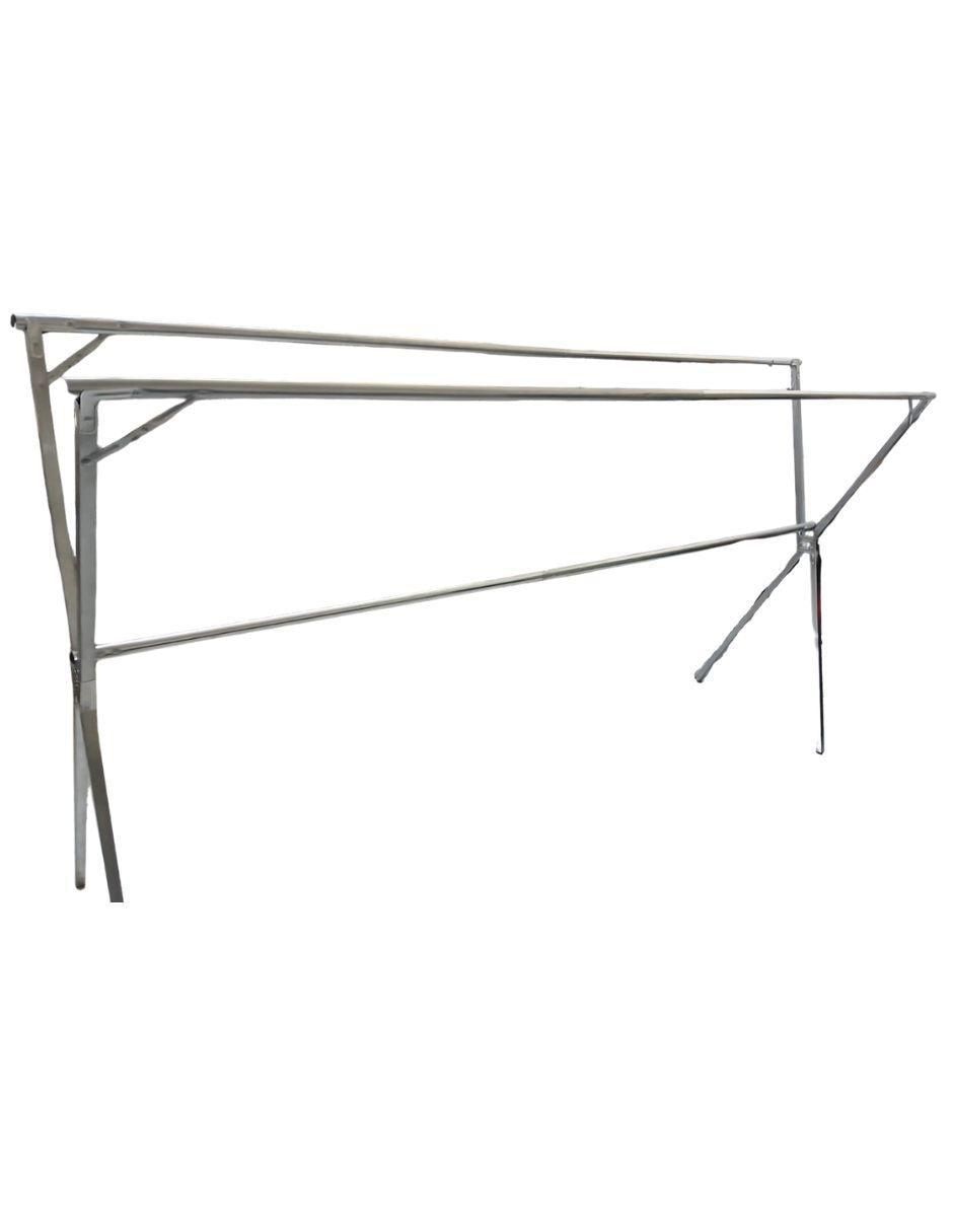Tendedero plegable de acero inoxidable 6 piezas 1