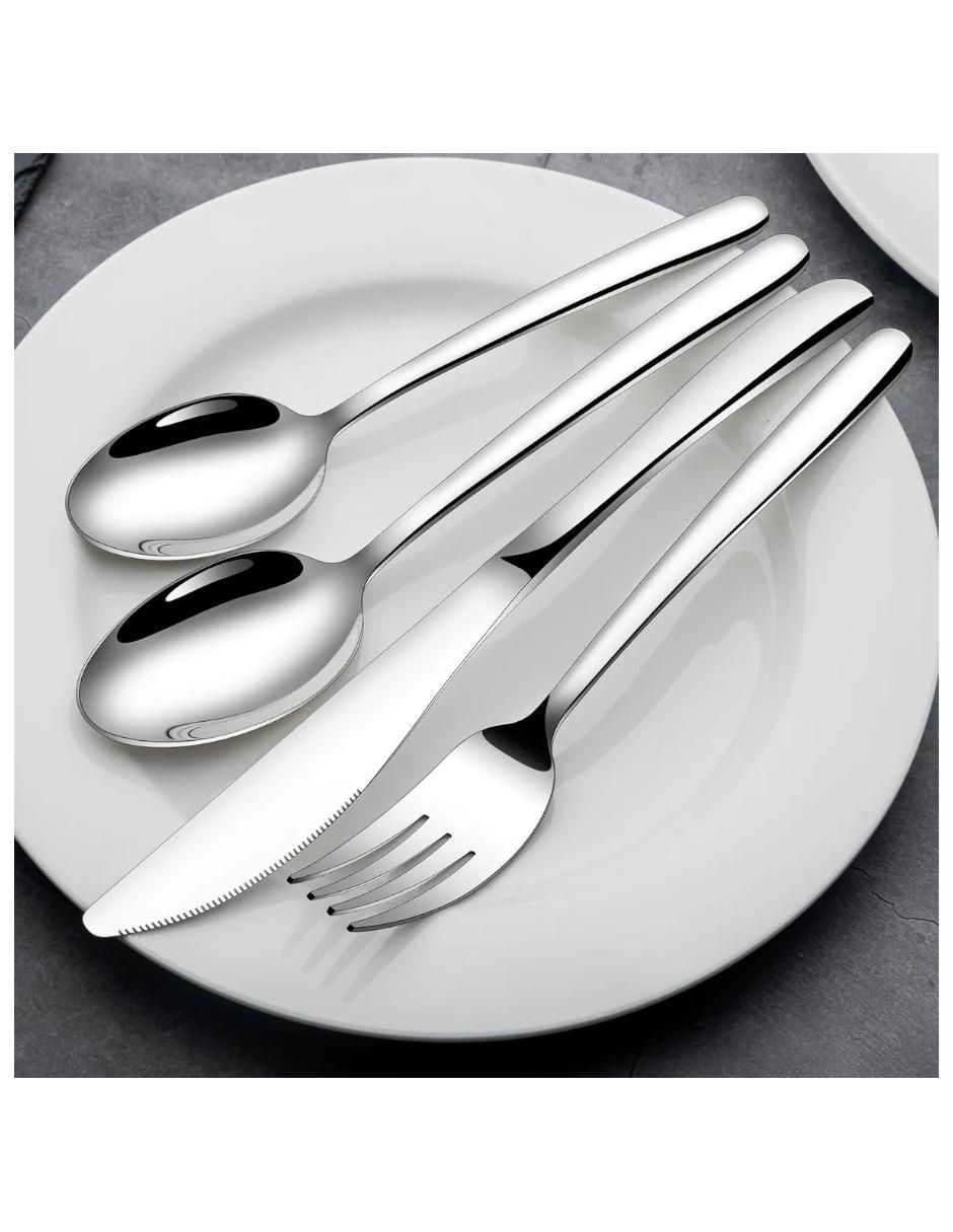 Set cubiertos de acero inoxidable 24 piezas