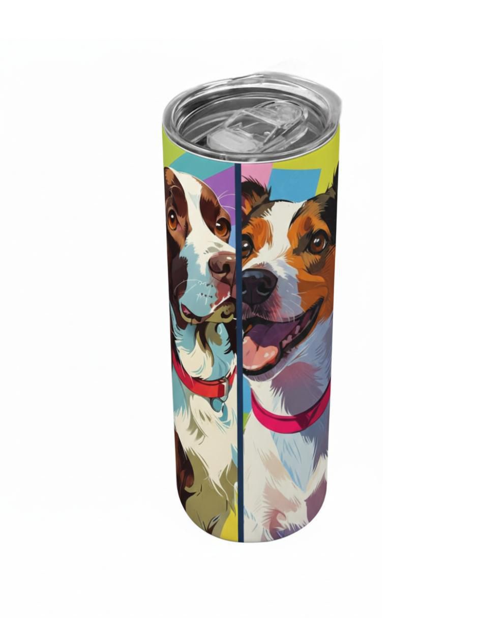 Termo de acero inoxidable Perros con tapa a presión Termo de acero inoxidable Perros con tapa a presión