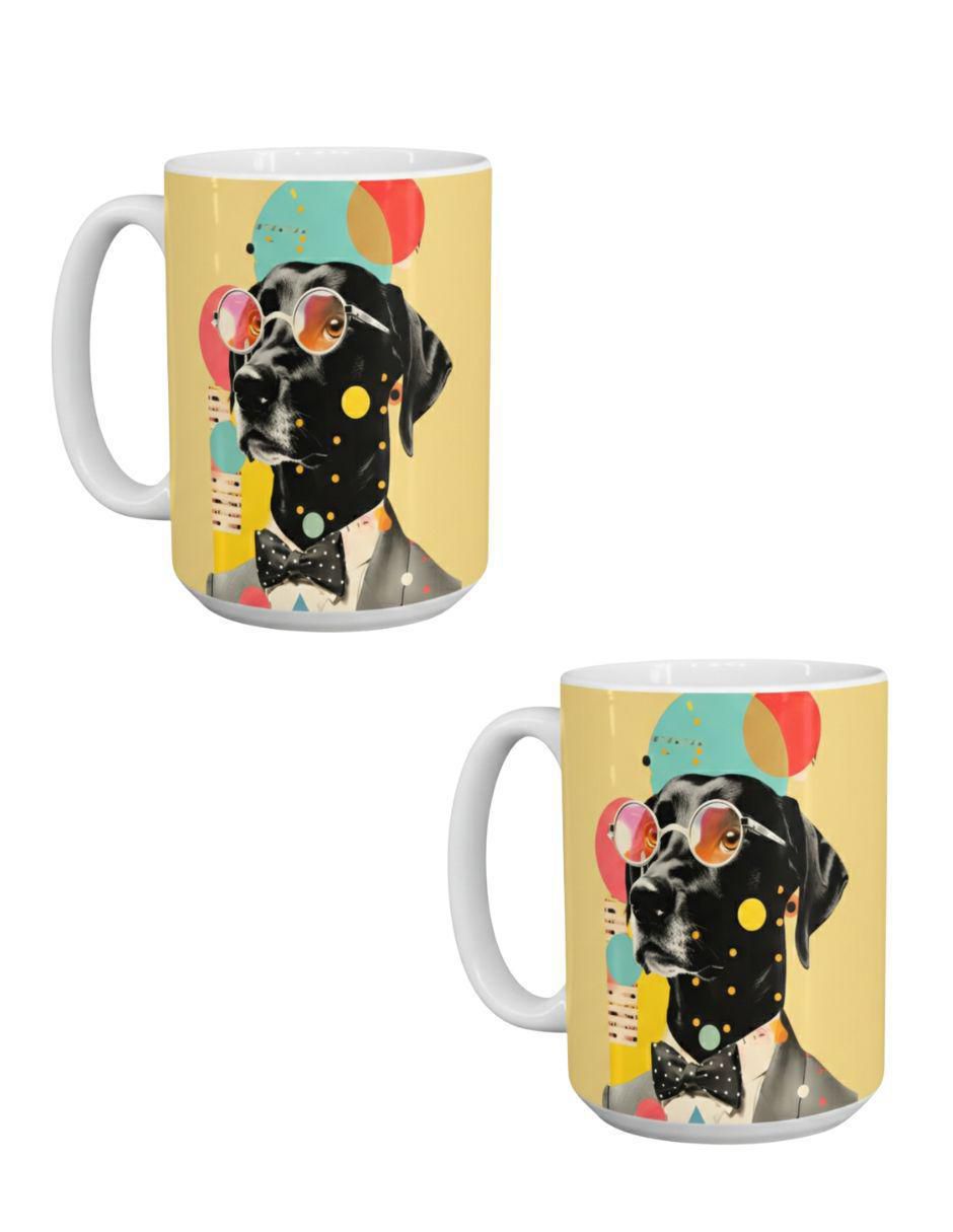 Set de tazas clásicas Pitbull 2 piezas Set de tazas clásicas Pitbull 2 piezas