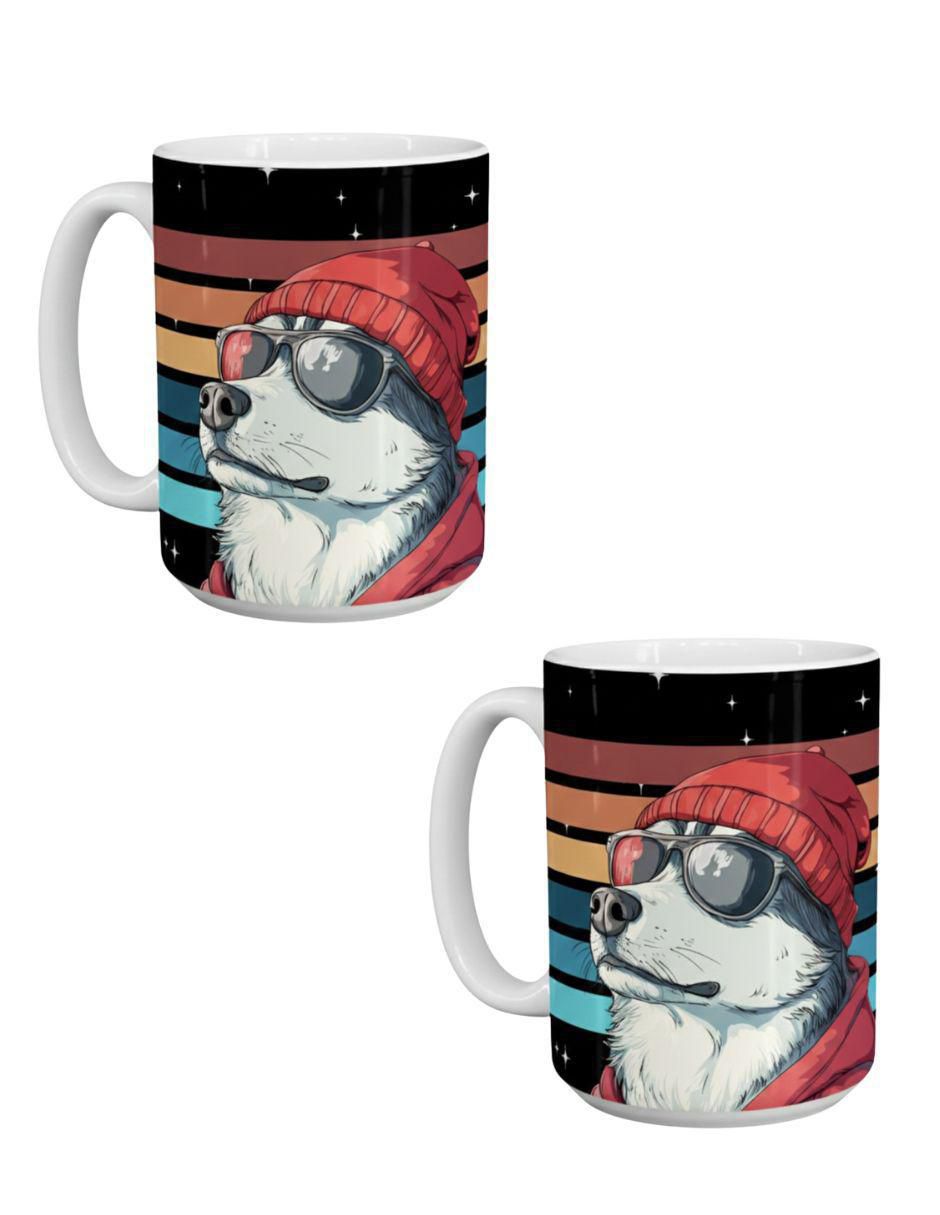Set de tazas clásicas Perros 2 piezas Set de tazas clásicas Perros 2 piezas