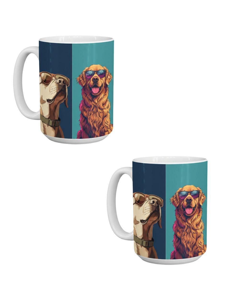 Set de tazas clásicas Perros 2 piezas 6