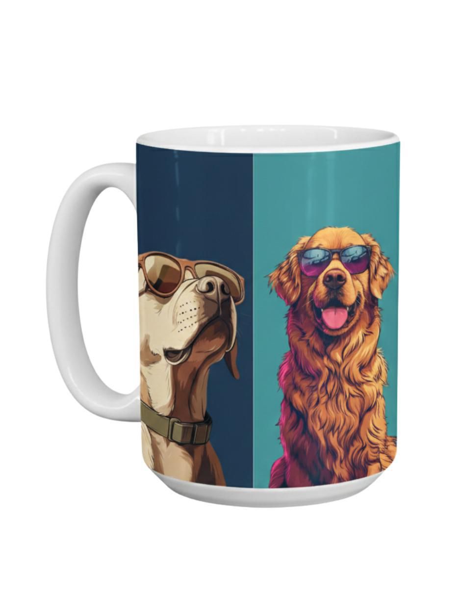 Set de tazas clásicas Perros 2 piezas 5