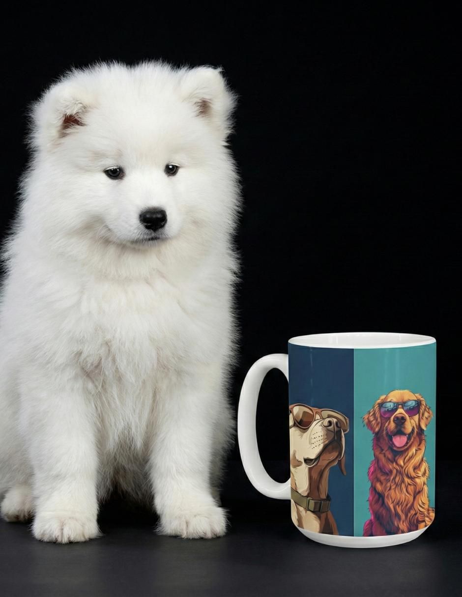 Set de tazas clásicas Perros 2 piezas 2