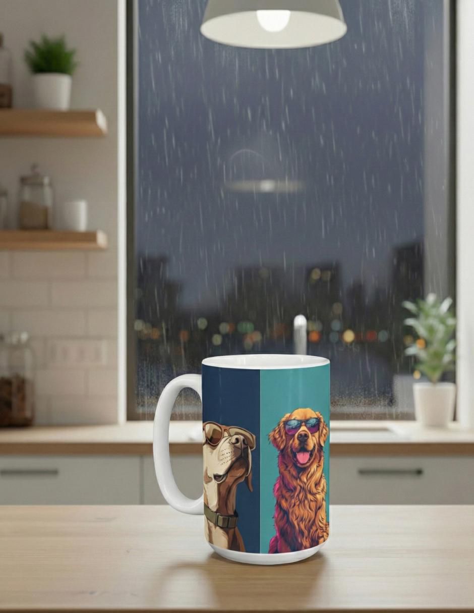 Set de tazas clásicas Perros 2 piezas 7