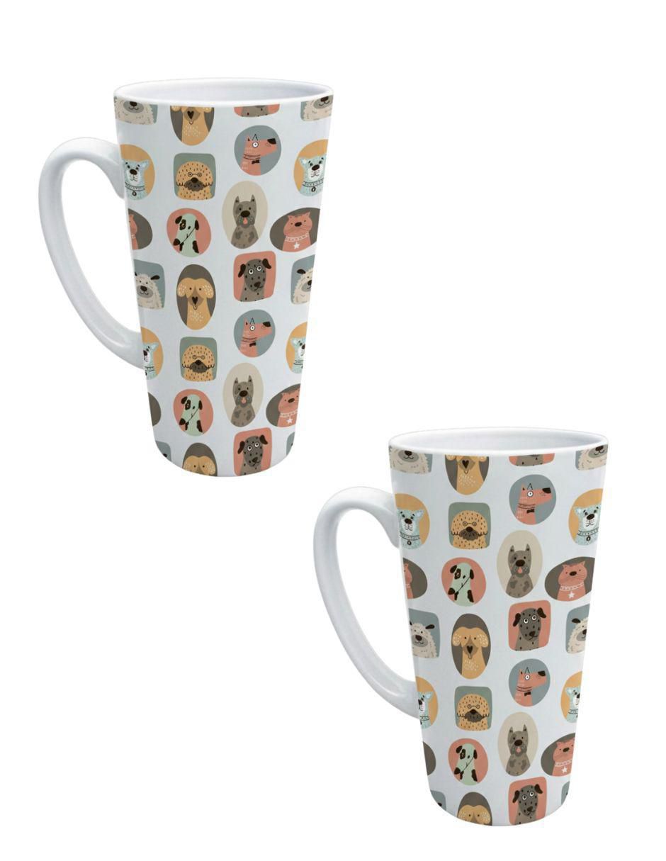 Set de tazas americanas Perros 2 piezas Set de tazas americanas Perros 2 piezas