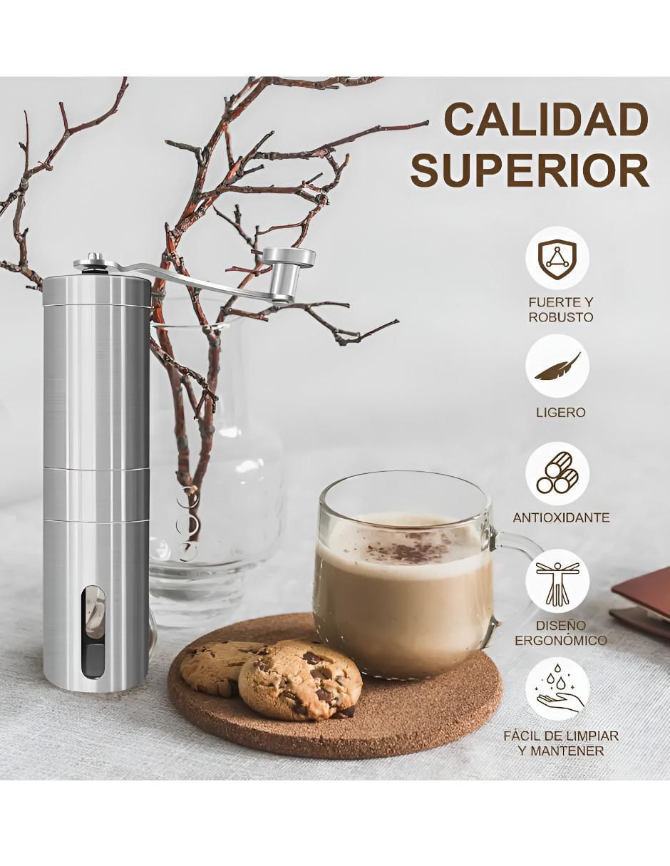 Molino para café Xtellar de acero inoxidable