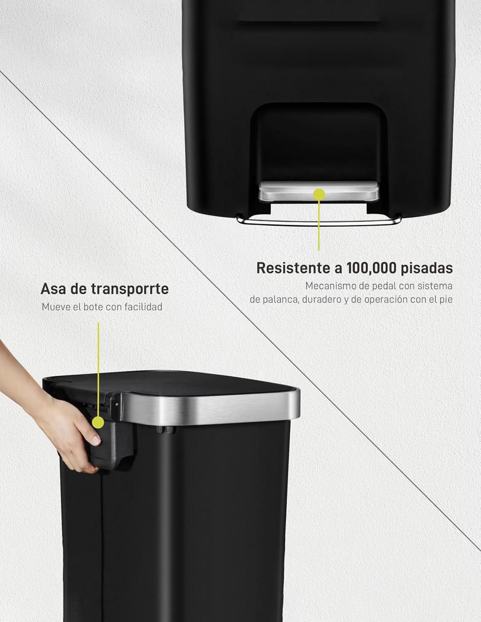 Bote de basura de plástico 2