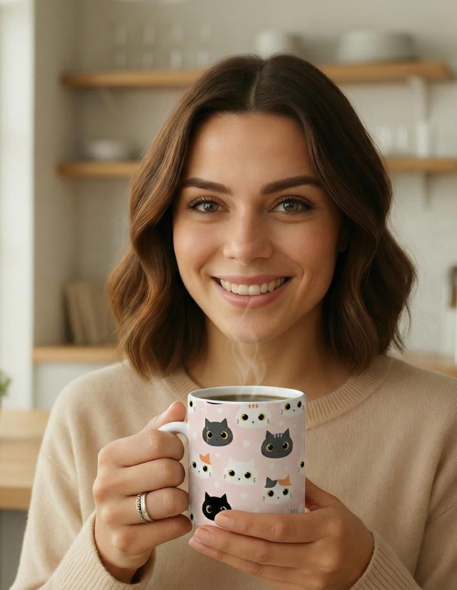 Taza americana Gatos 3