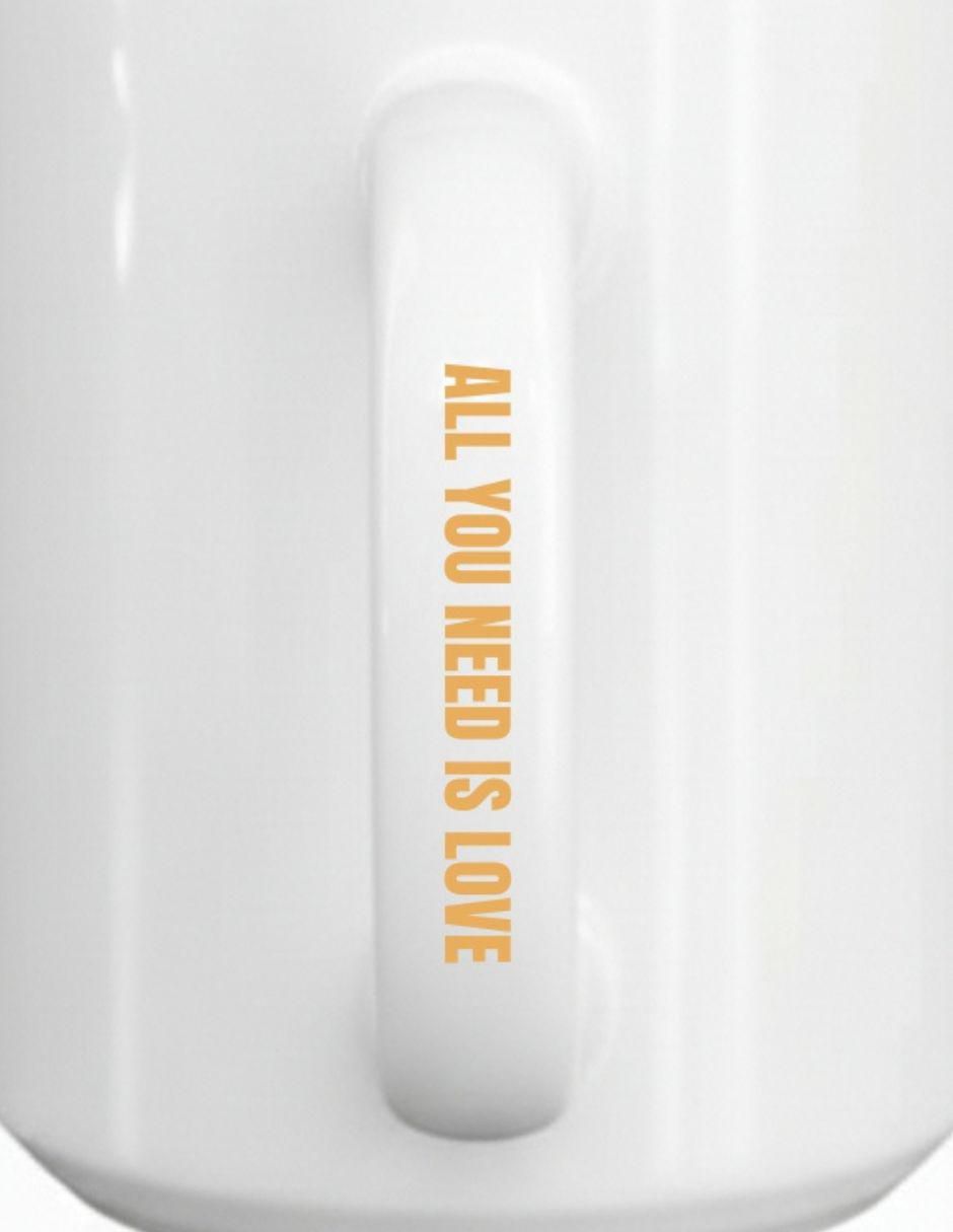 Set de tazas clásicas All You Need Is Love 2 piezas 5