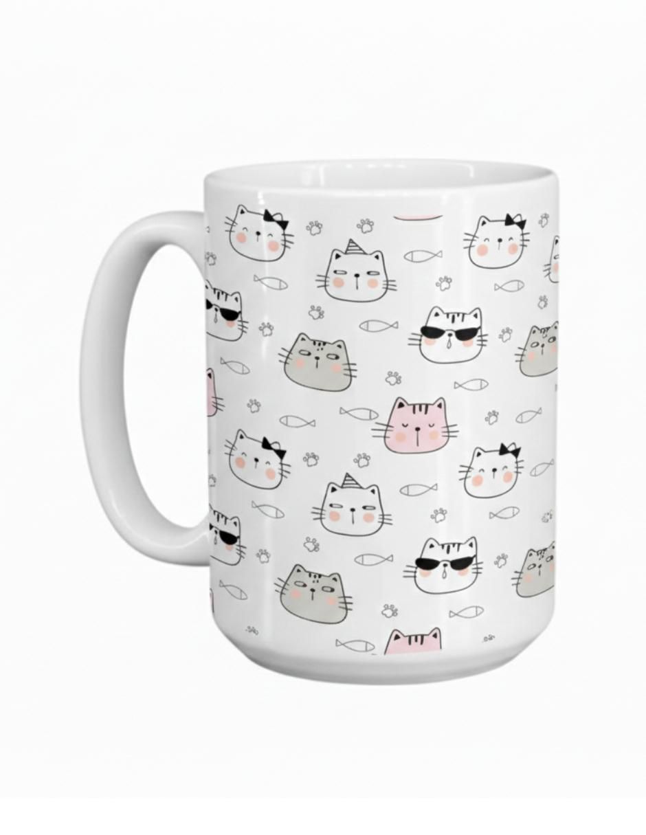 Set de tazas americanas Gatos 2 piezas 5