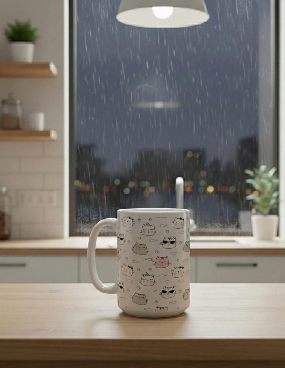Set de tazas americanas Gatos 2 piezas 3