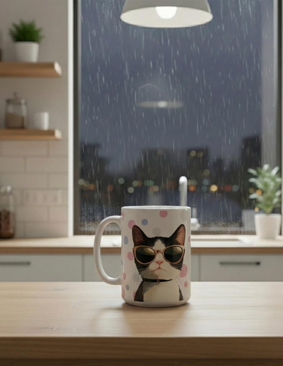 Set de tazas americanas Gatos 2 piezas 4