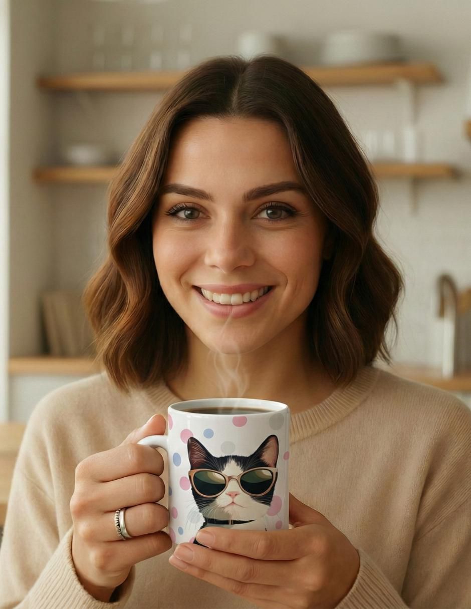 Set de tazas americanas Gatos 2 piezas 2