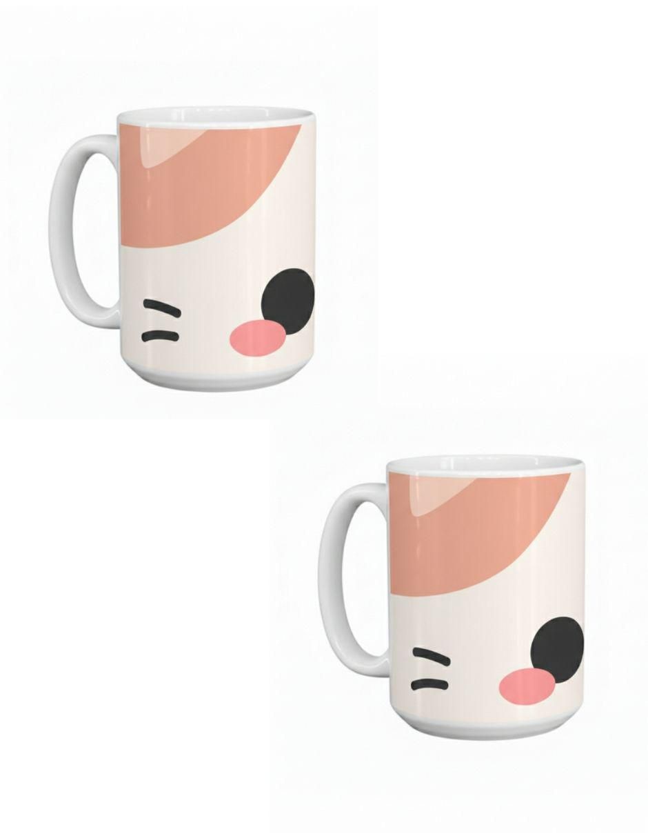 Set de tazas clásicas Gatos 2 piezas