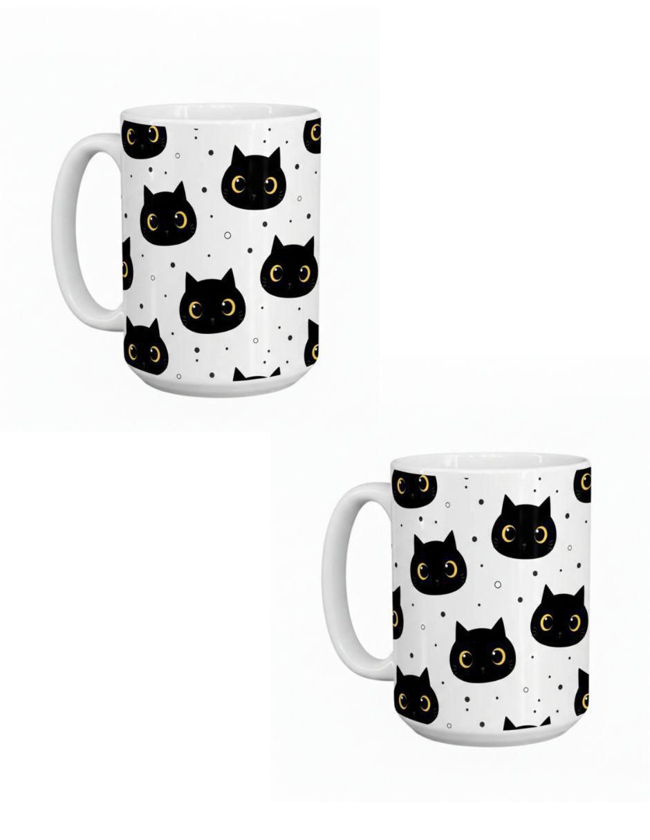 Set de tazas clásicas Gatos 2 piezas Set de tazas clásicas Gatos 2 piezas
