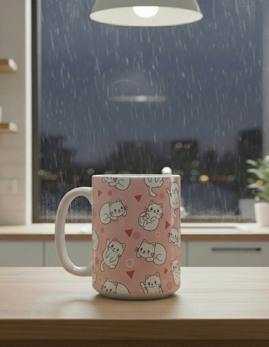 Set de tazas clásicas Gatos 2 piezas 2