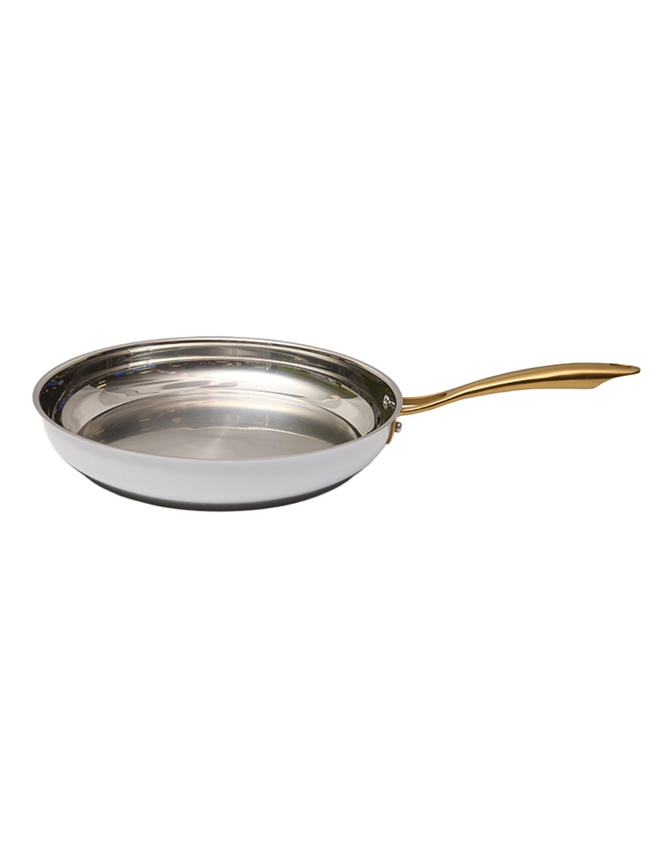 Sartén classic mate de acero inoxidable