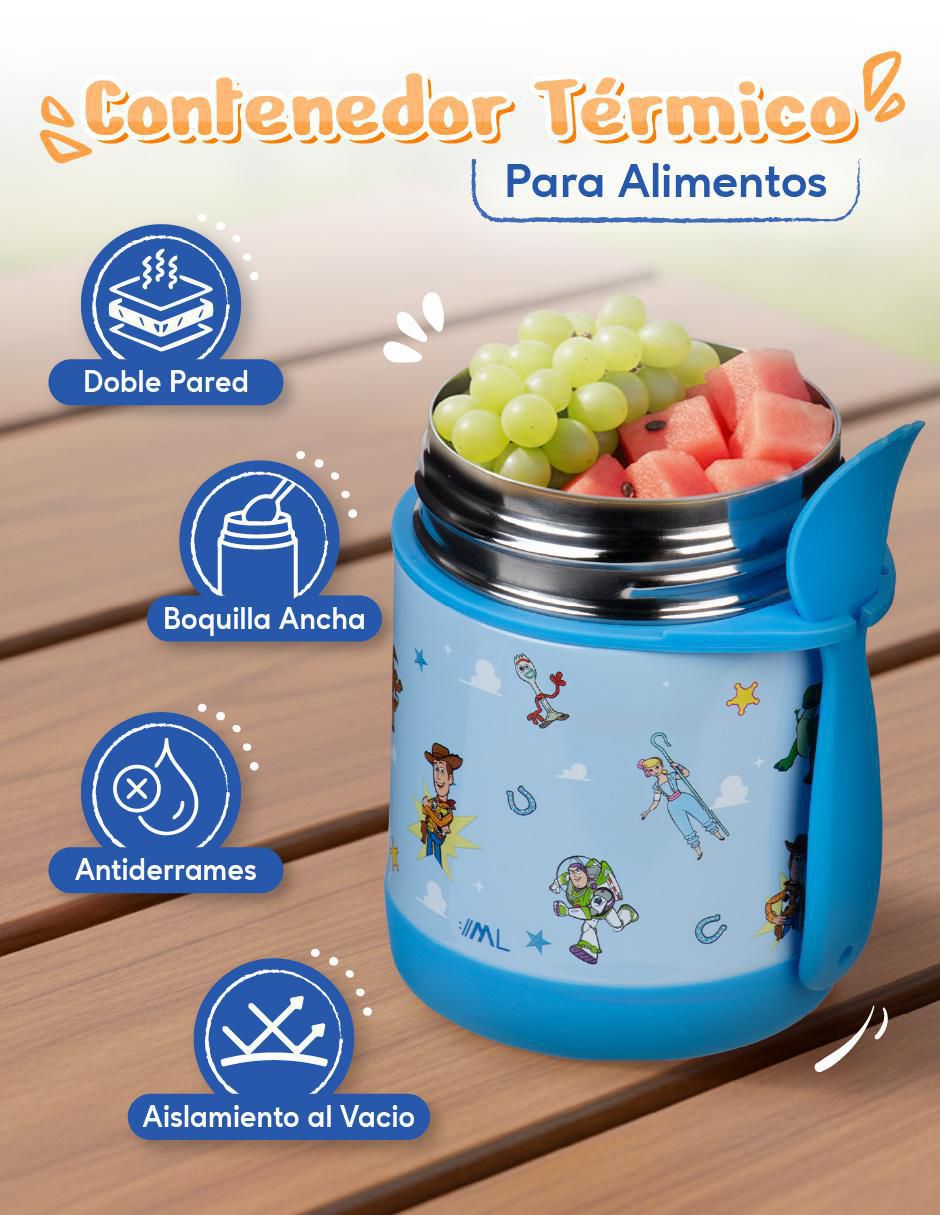 Contenedor Toy Story de acero inoxidable 2 piezas 2