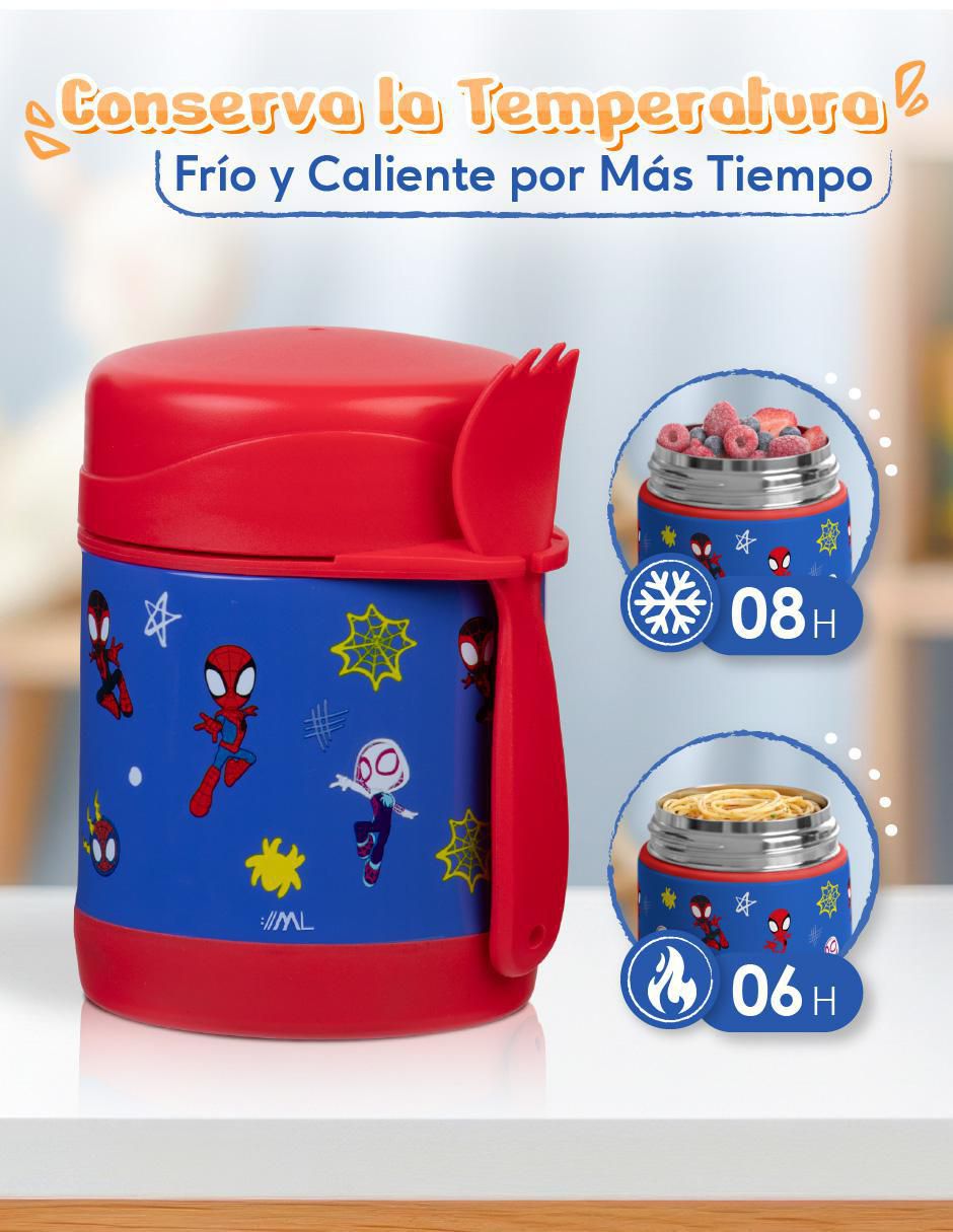 Contenedor Magma Life Spidey de acero inoxidable 2 piezas