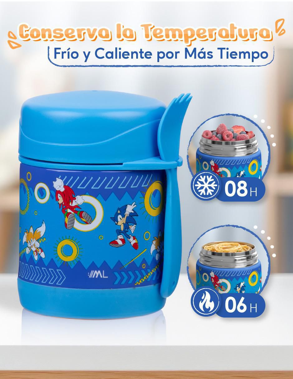 Contenedor Magma Life Sonic de acero inoxidable 2 piezas