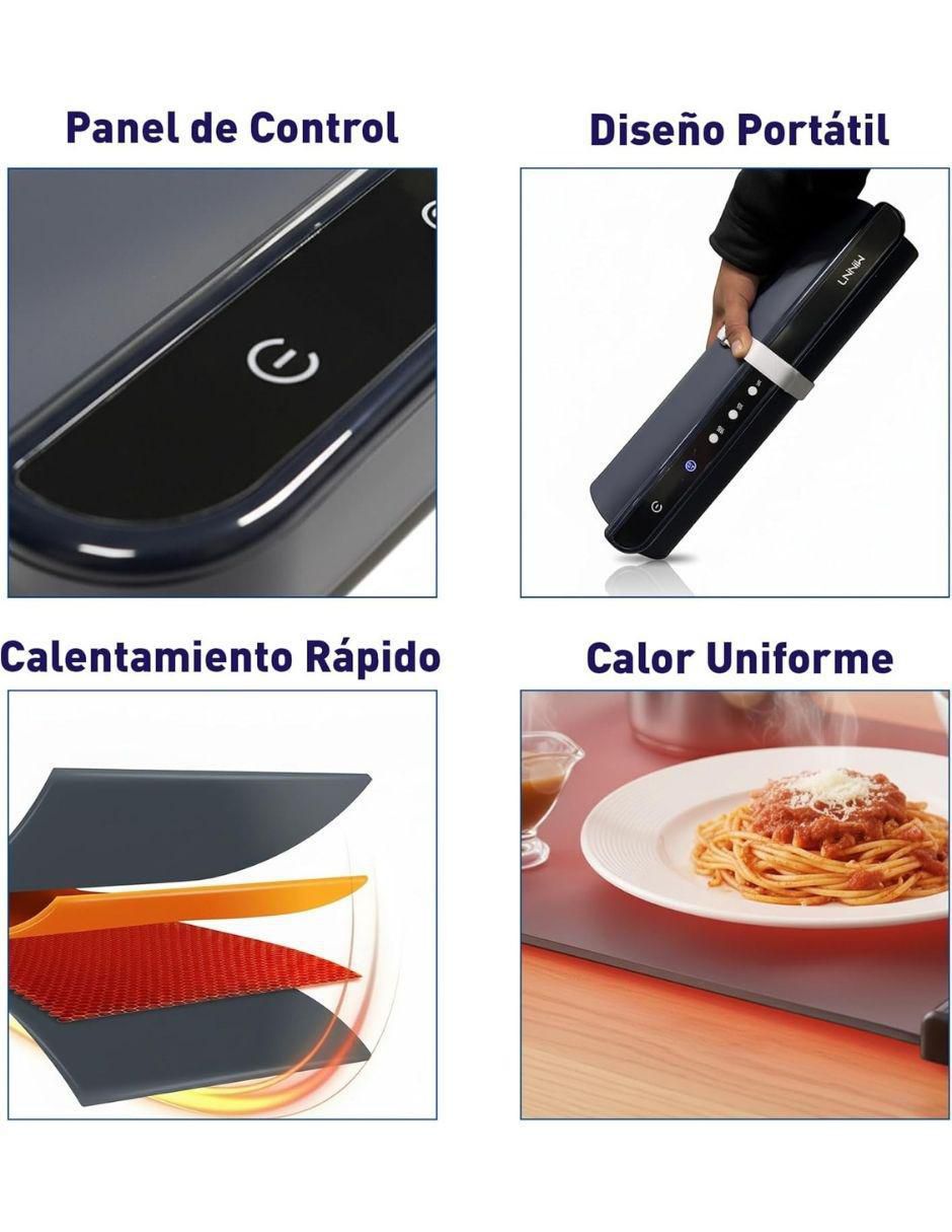 Parrilla eléctrica Bluelander CBHH-1212 de grafeno