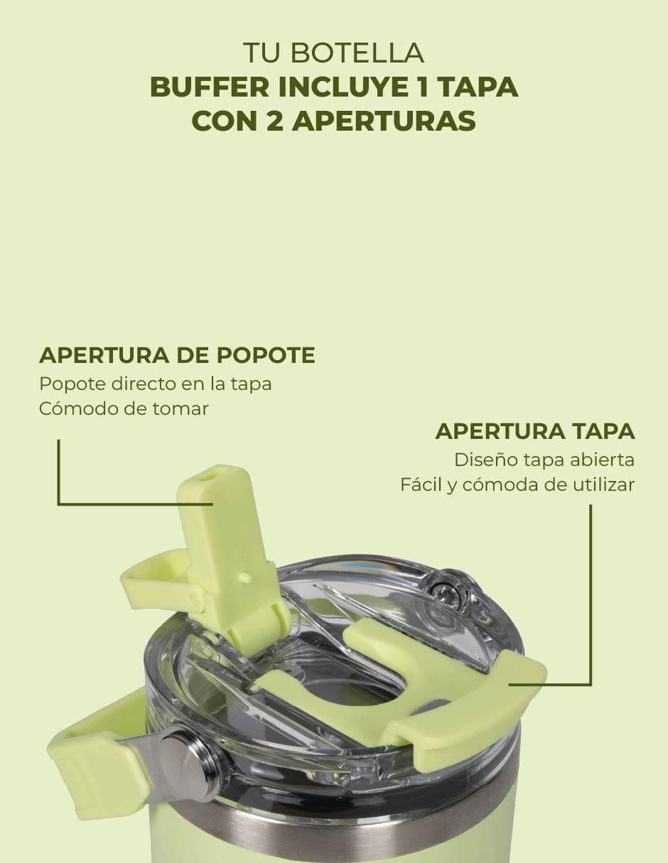 Set termo de acero inoxidable Cuzco con tapa rosca 5