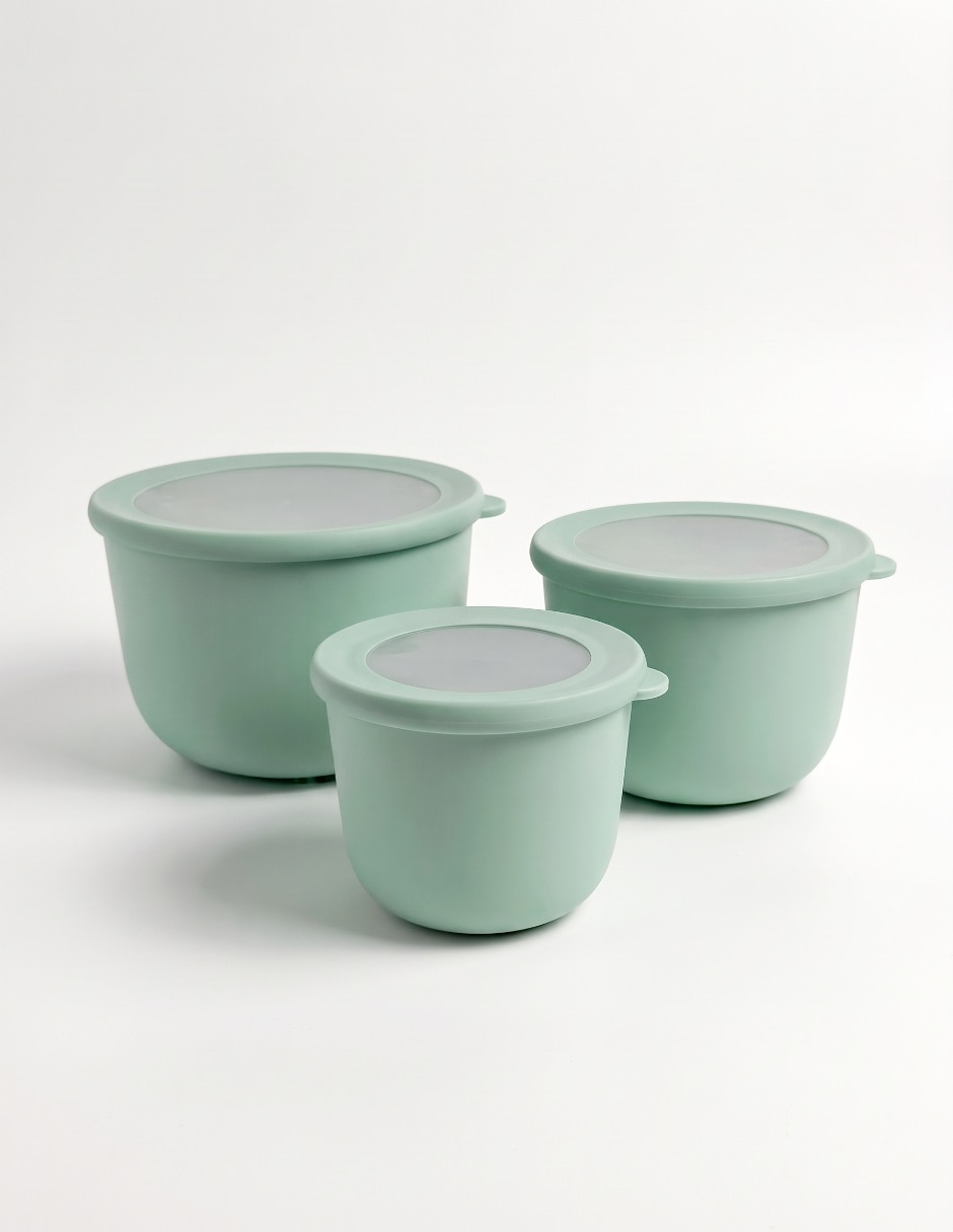 Set bowl 3 piezas de plástico 2
