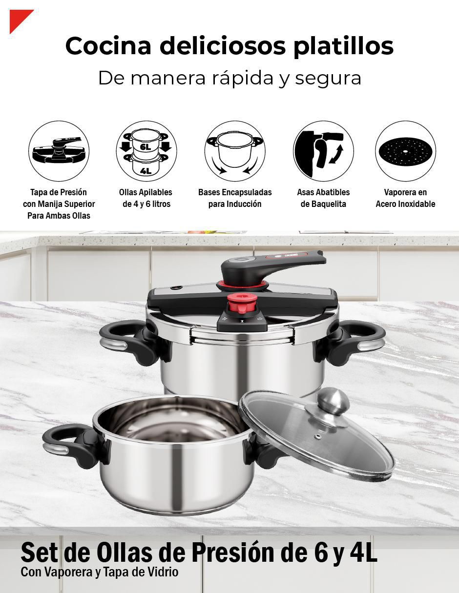 Set olla de presión 2