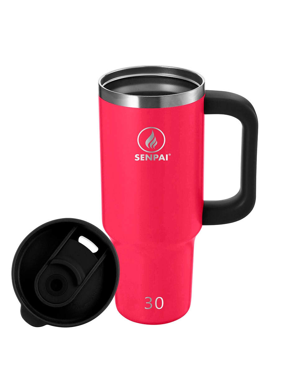Termo de acero inoxidable Tumbler con tapa flip top 887 ml Termo de acero inoxidable Tumbler con tapa flip top 887 ml