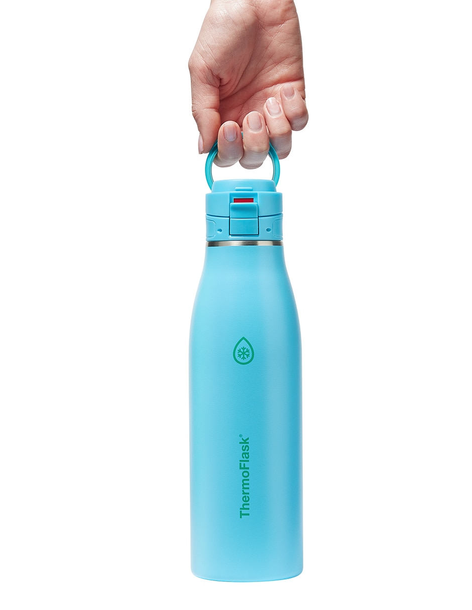 Termo thermoflask de acero inoxidable traveler 25oz con tapa push pull 750 ml