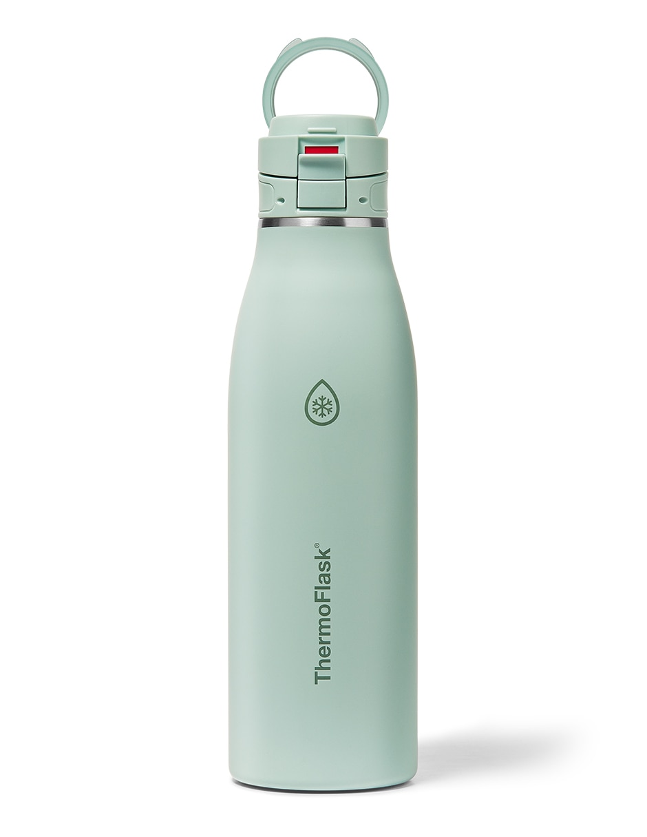 Termo Thermoflask de acero inoxidable Traveler Soft Touch con tapa push pull 750 ml