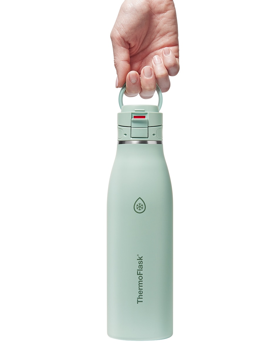 Termo Thermoflask de acero inoxidable Traveler Soft Touch con tapa push pull 750 ml
