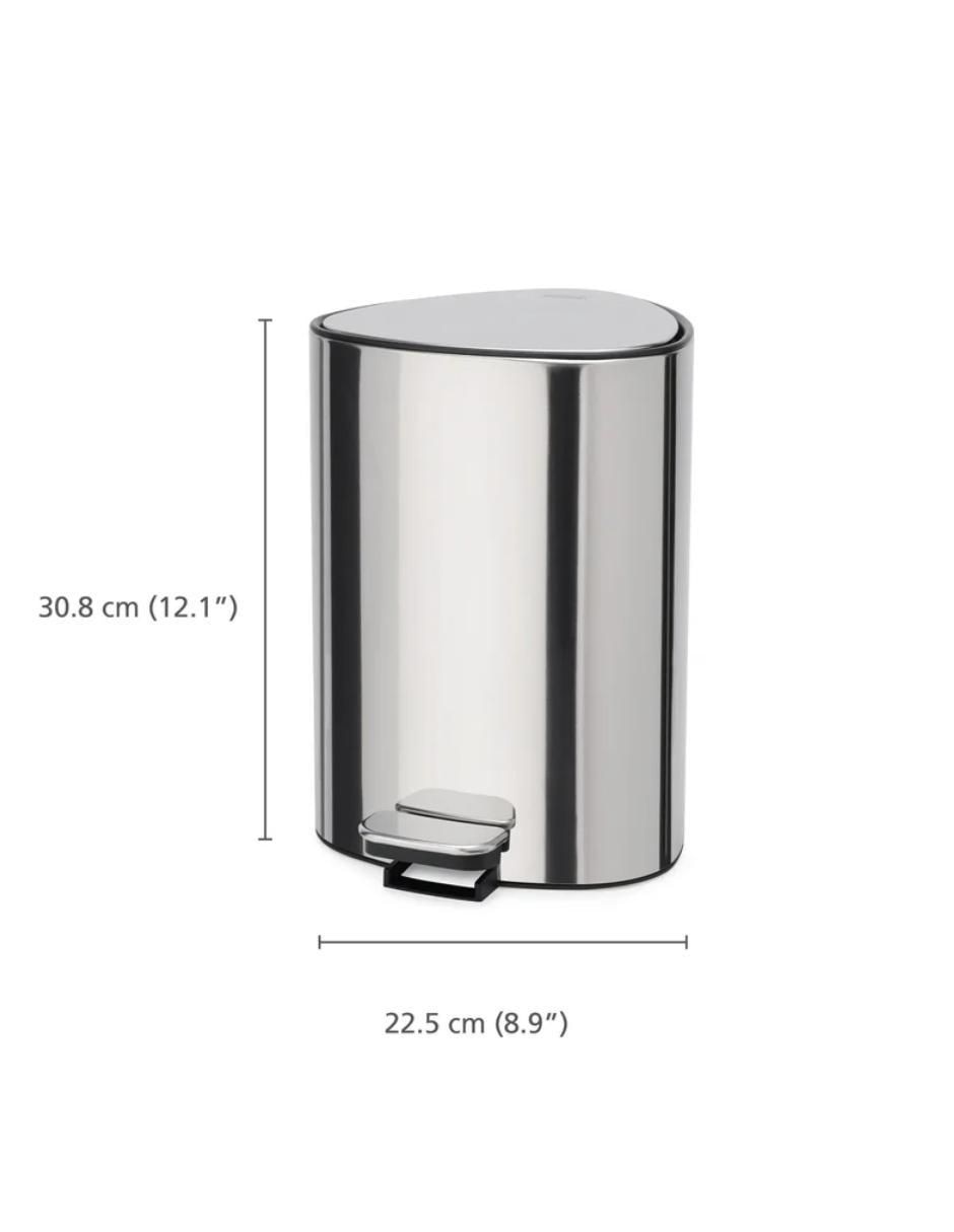 Bote de basura Cocina de acero inoxidable 4