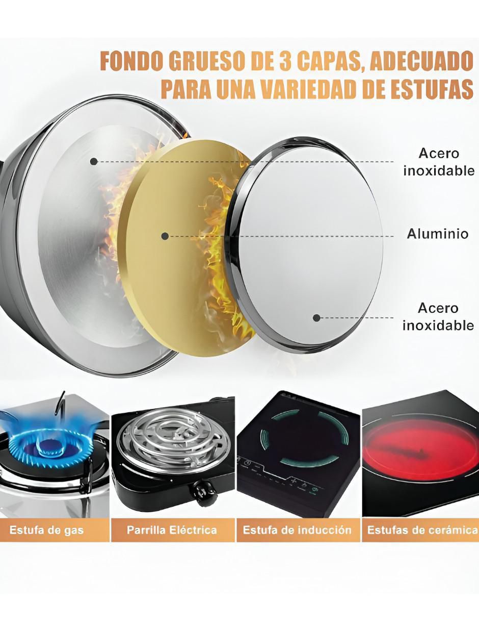 Tetera silbadora Xtellar de acero inoxidable