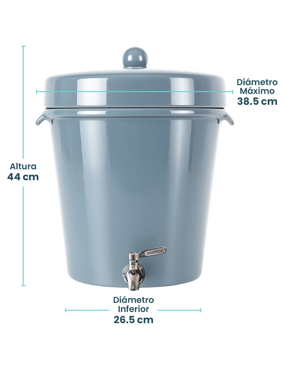 Purificador, dispensador y filtro de agua 
CER 20L GRIS OXFORD B 9