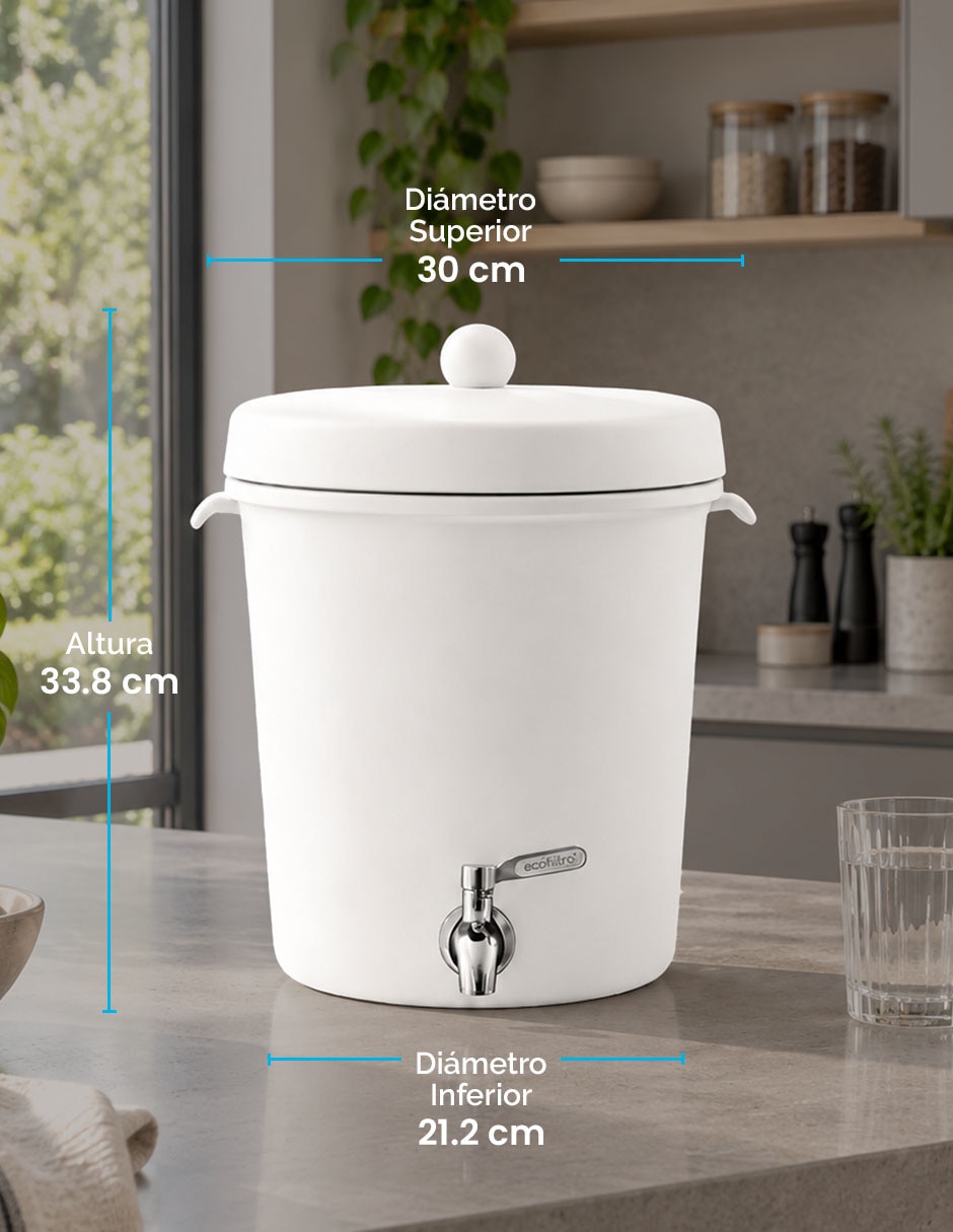 Purificador, dispensador y filtro de agua 10