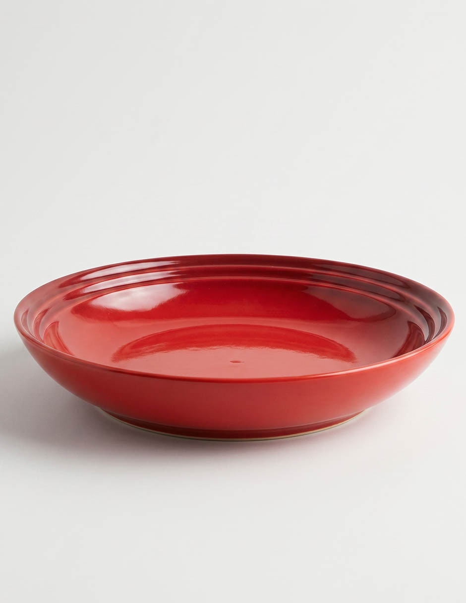 Plato pasta Le Creuset Cerise de cerámica