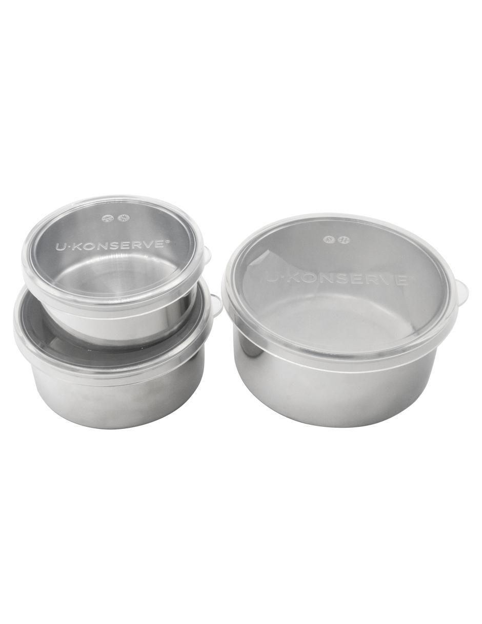 Set contenedores U.Konserve de acero 3 piezas