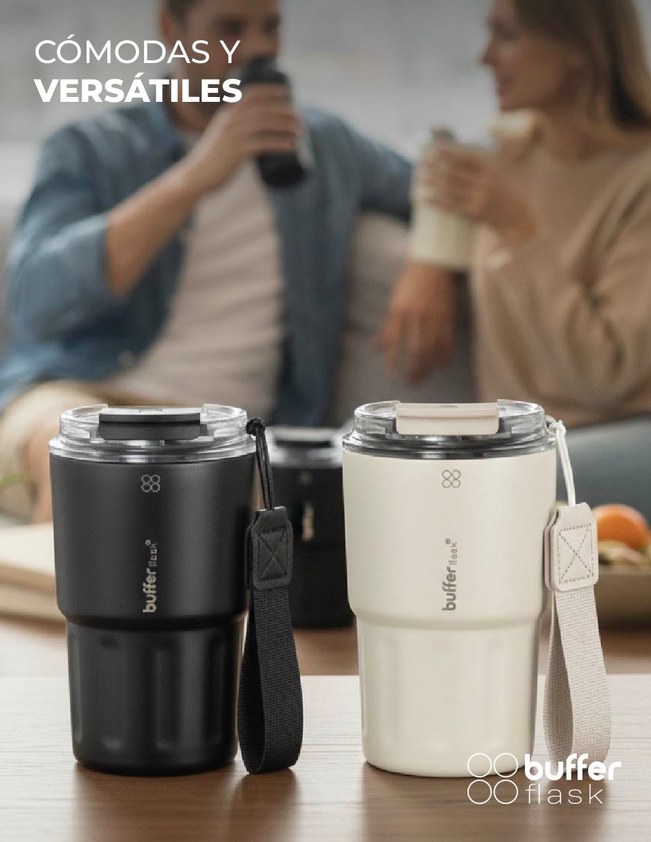 Set termo de acero inoxidable montana con tapa rosca