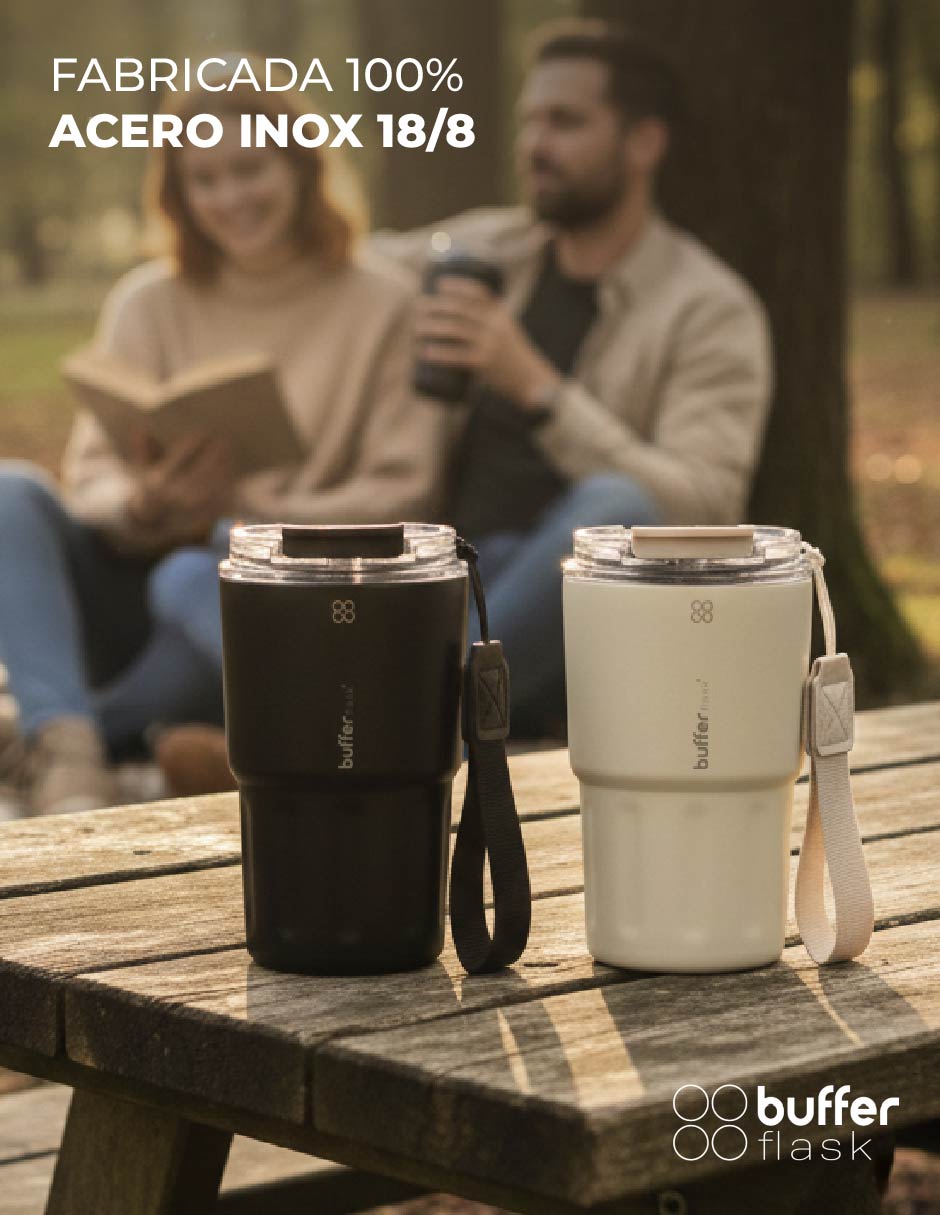 Set termo de acero inoxidable montana con tapa rosca 8