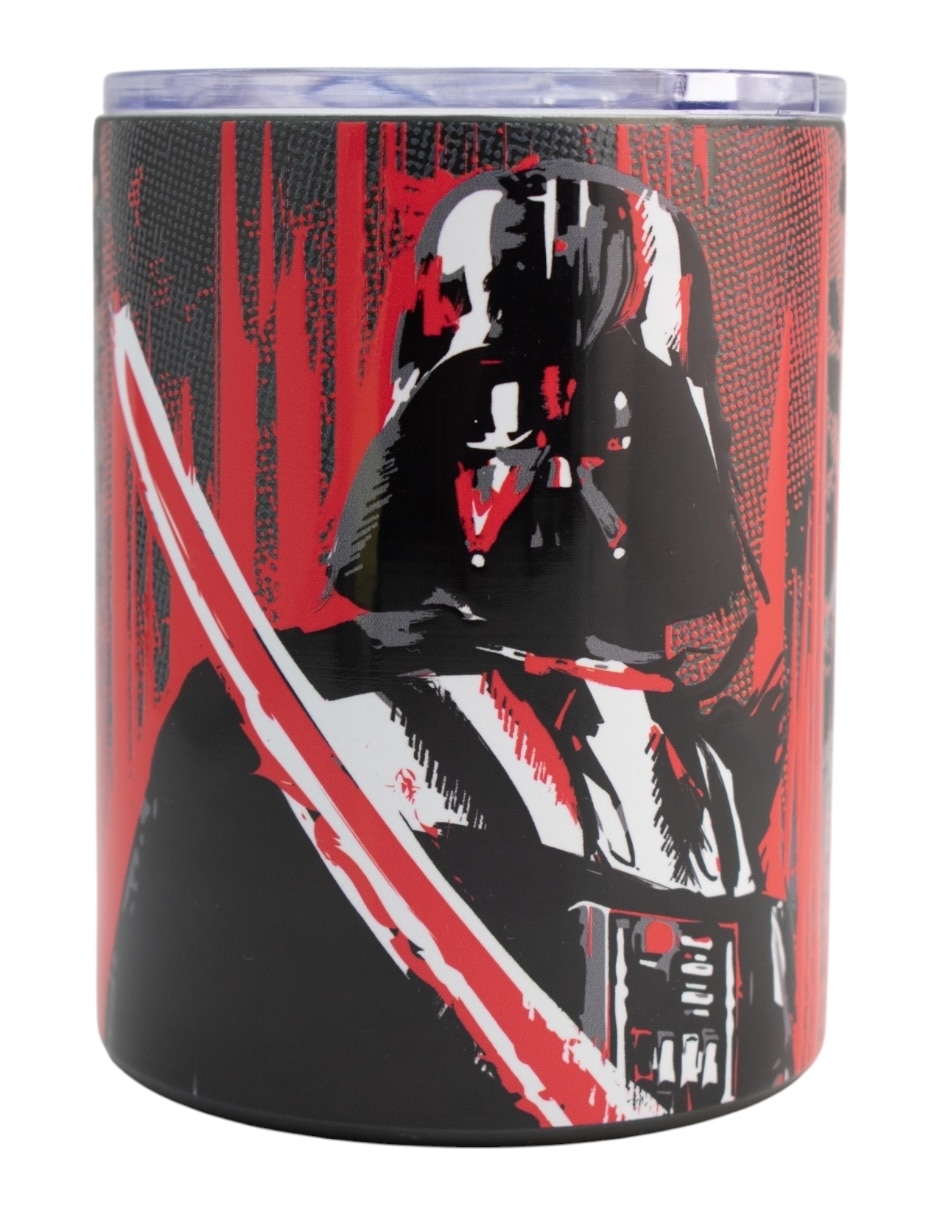 Termo de acero inoxidable Darth Vader con tapa a presión 350 ml 1