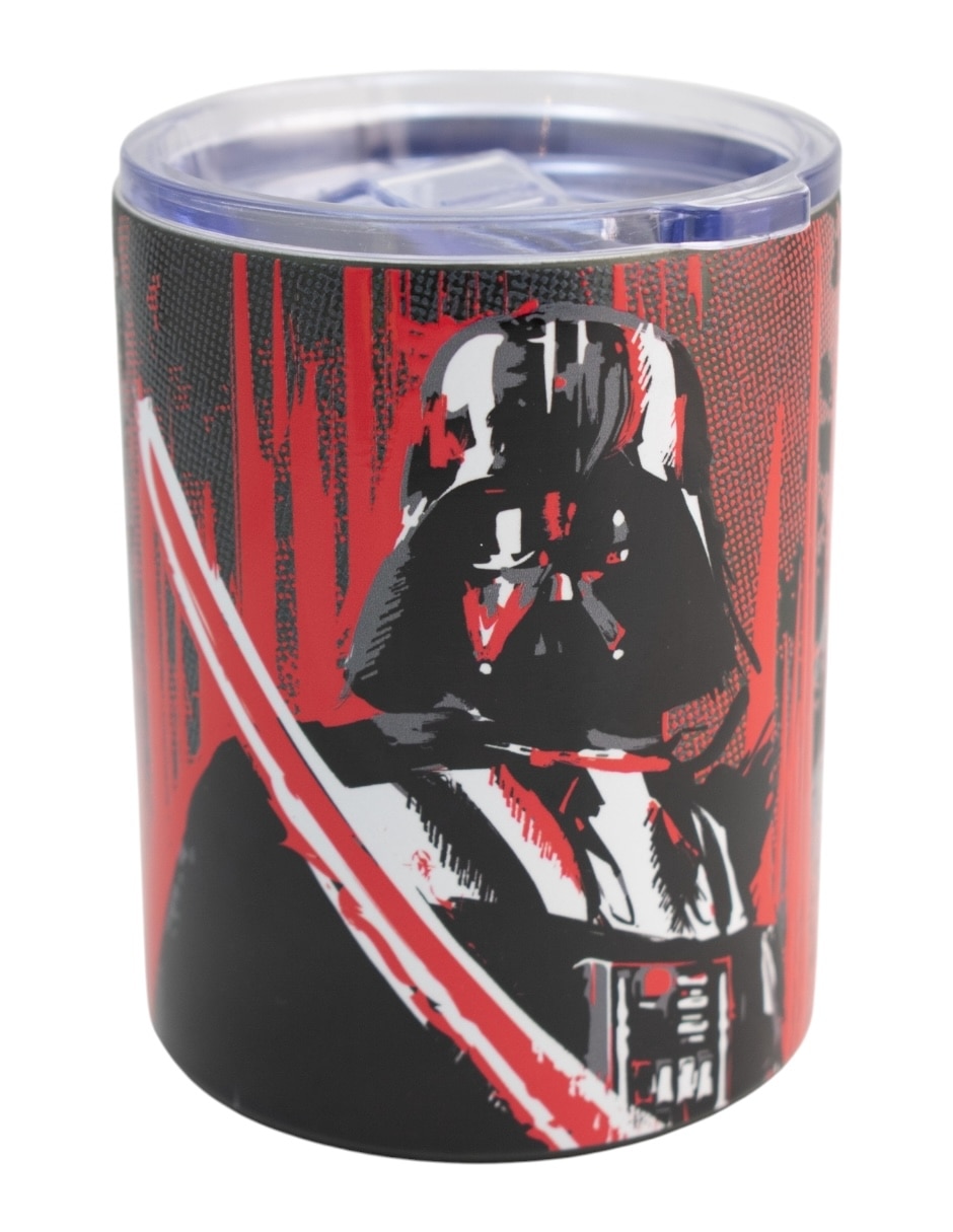 Termo de acero inoxidable Darth Vader con tapa a presión 350 ml 2