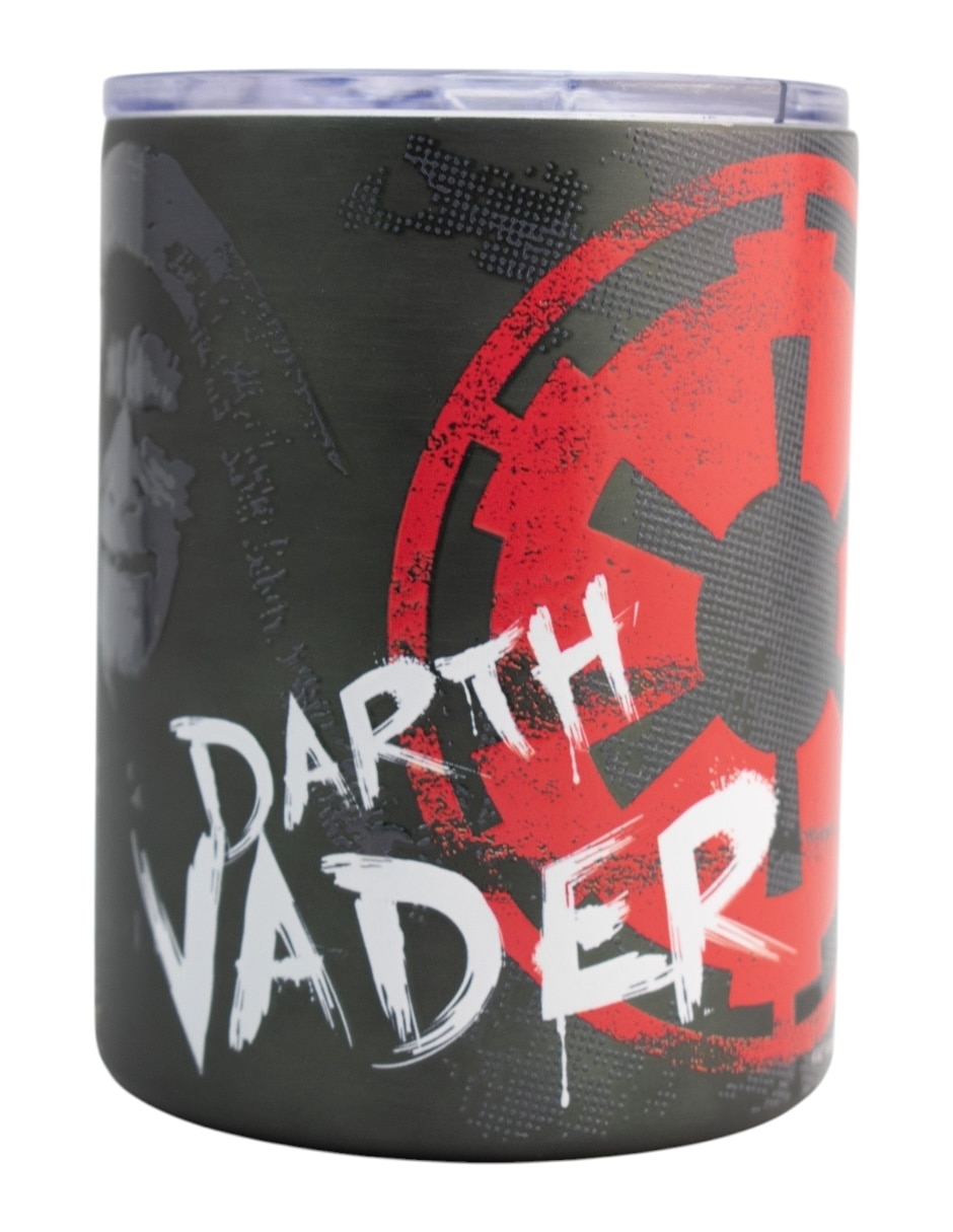Termo de acero inoxidable Darth Vader con tapa a presión 350 ml 4