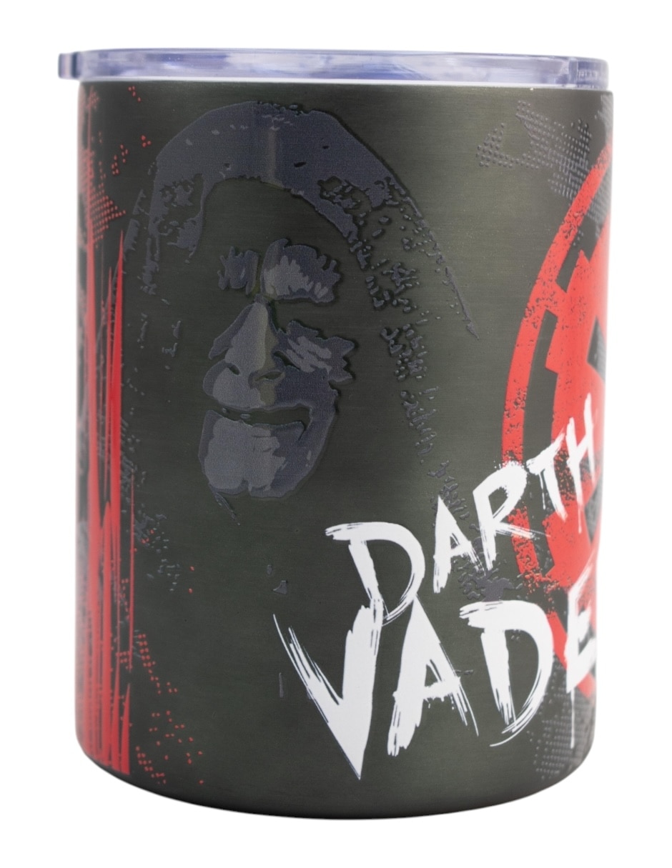 Termo de acero inoxidable Darth Vader con tapa a presión 350 ml Termo de acero inoxidable Darth Vader con tapa a presión 350 ml