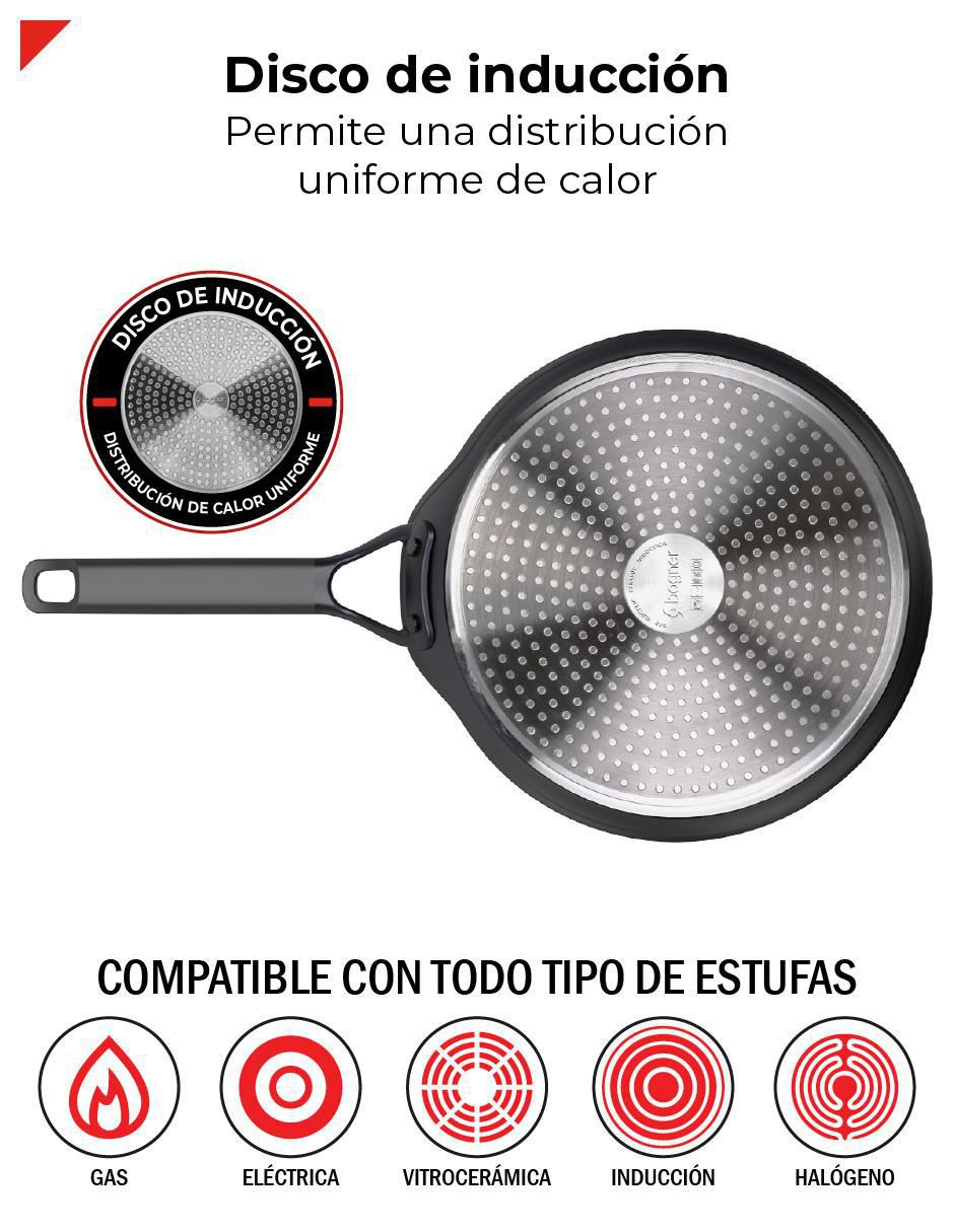 Comal de aluminio forjado 5