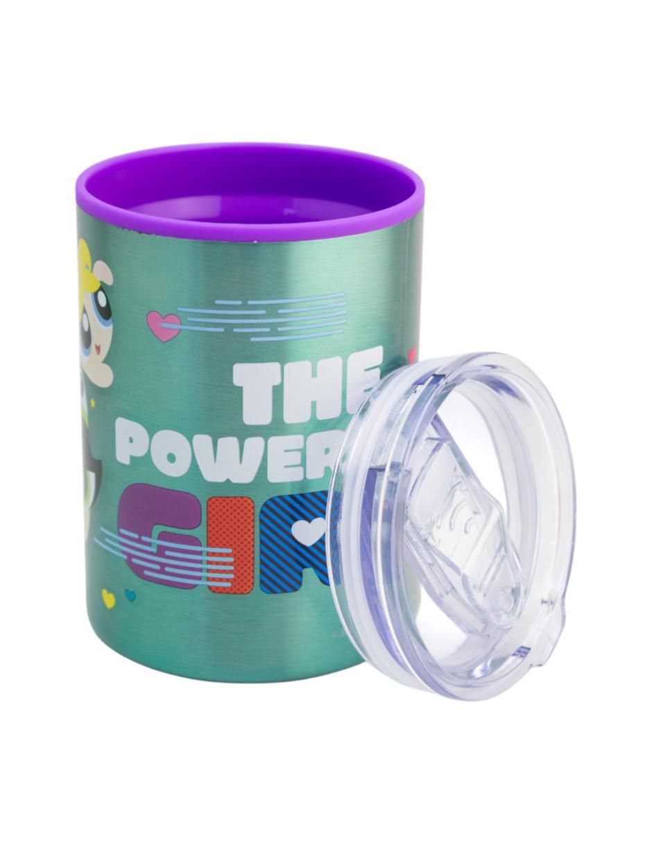 Termo doble pared de acero inoxidable Nickelodeon con tapa a presión 350 ml 3