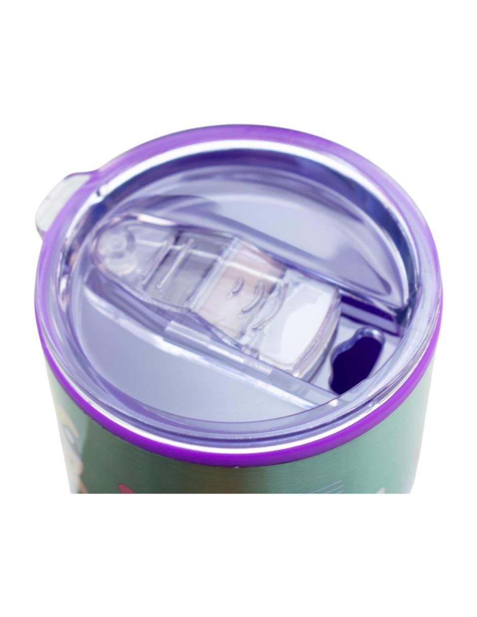 Termo doble pared de acero inoxidable Nickelodeon con tapa a presión 350 ml 5