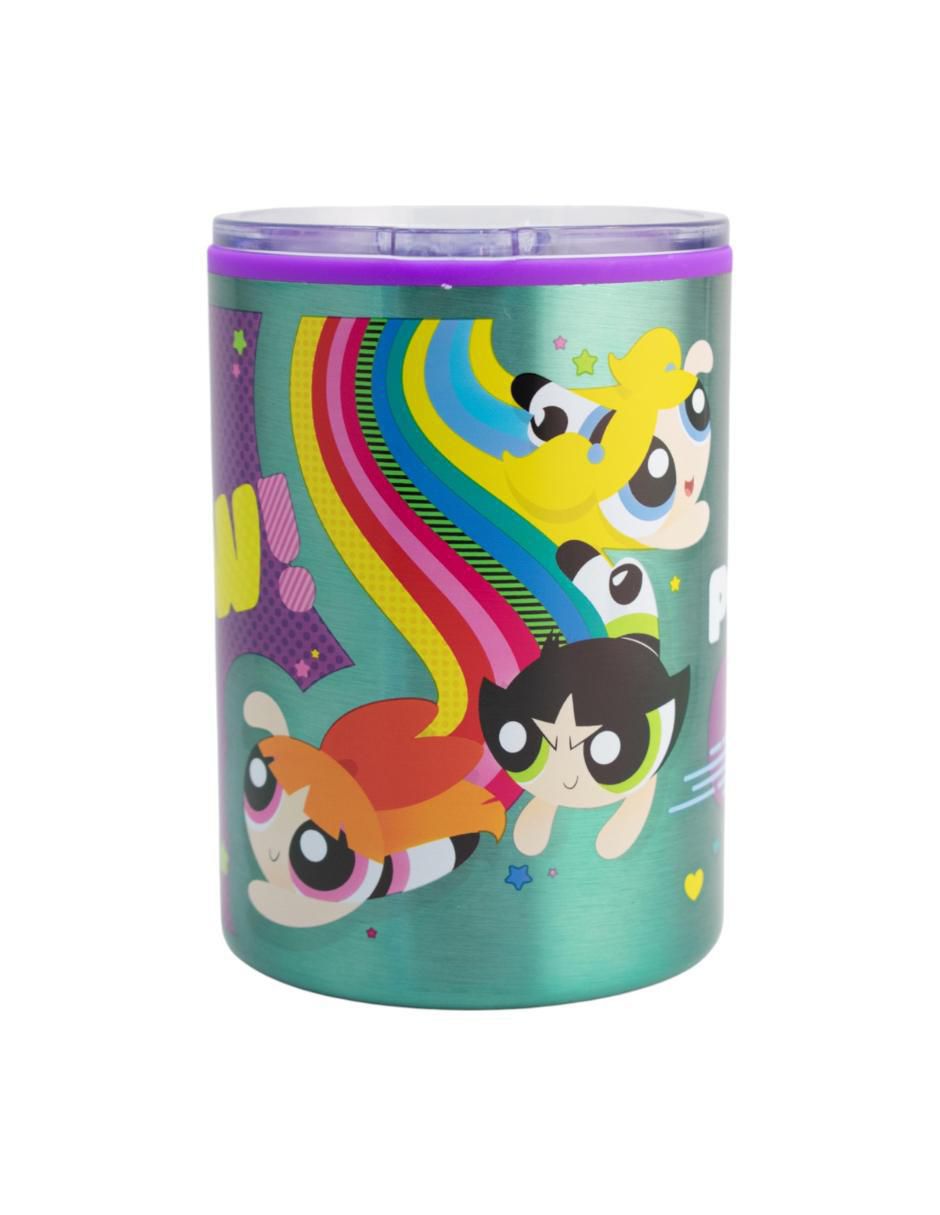 Termo doble pared de acero inoxidable Nickelodeon con tapa a presión 350 ml Termo doble pared de acero inoxidable Nickelodeon con tapa a presión 350 ml